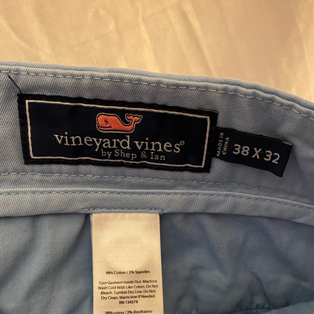 Men’s Vineyard Vines Slim Pant in Light Bl… - Picture 5 of 11